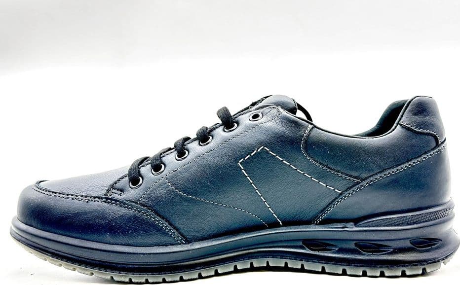 GRISPORT Scarpa Uomo In Pelle Nera con zip in Stivali Calzature Durello - Agna, commercioVirtuoso.it