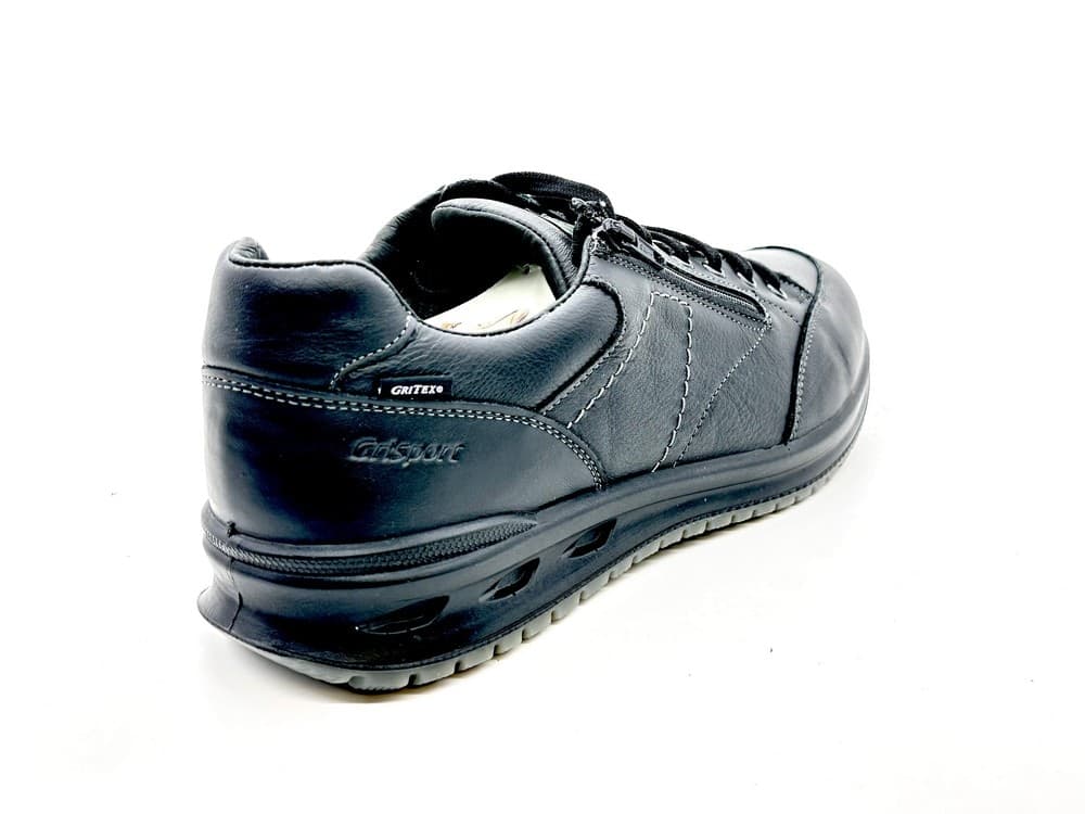GRISPORT Scarpa Uomo In Pelle Nera con zip in Stivali Calzature Durello - Agna, commercioVirtuoso.it