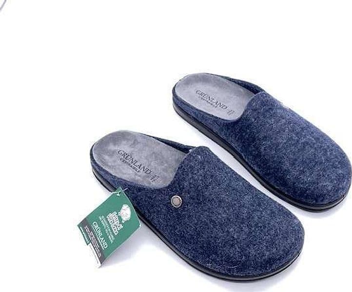 GRUNLAND Ciabatta Chiusa Uomo Pone Blu in Pantofole Calzature Durello - Agna, commercioVirtuoso.it