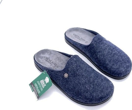 GRUNLAND Ciabatta Chiusa Uomo Pone Blu in Pantofole Calzature Durello - Agna, commercioVirtuoso.it