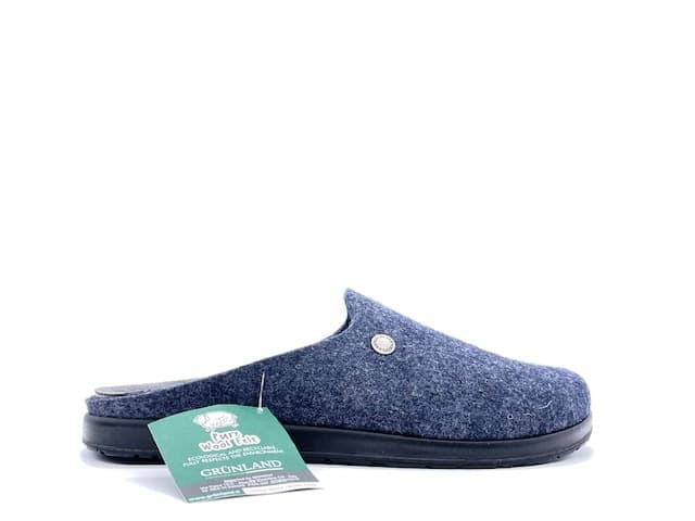 GRUNLAND Ciabatta Chiusa Uomo Pone Blu in Pantofole Calzature Durello - Agna, commercioVirtuoso.it