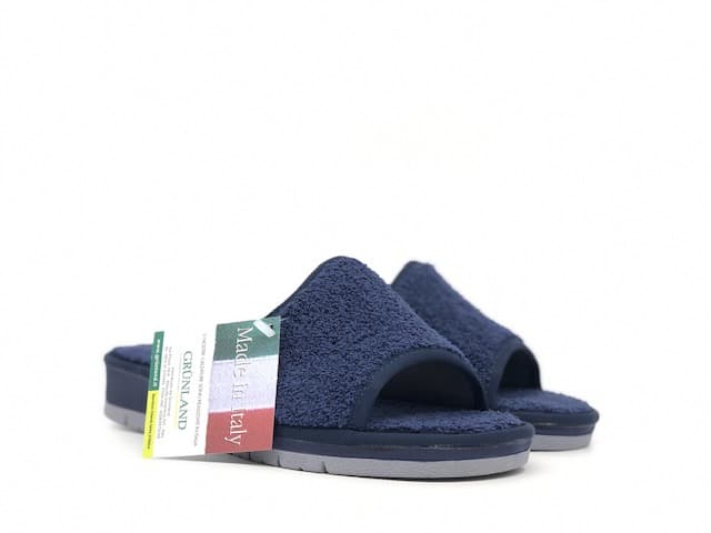 GRUNLAND Ciabatta Dola Donna in spugna Blu - 5