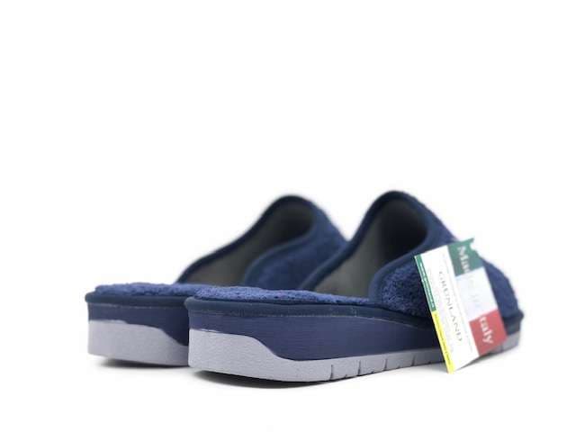 GRUNLAND Ciabatta Dola Donna in spugna Blu in Pantofole Calzature Durello - Agna, commercioVirtuoso.it