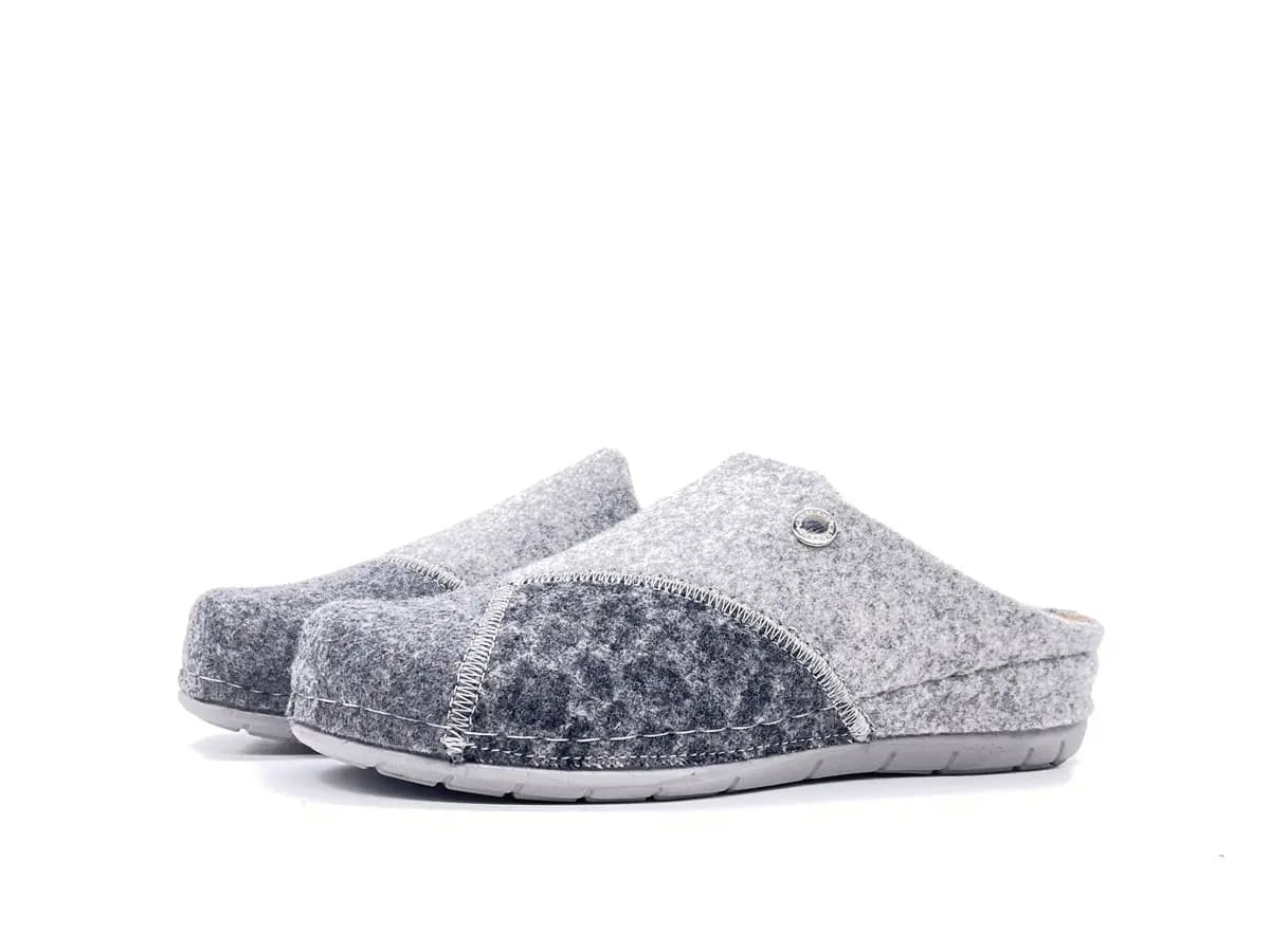 GRUNLAND Ciabatte Chiuse Donna Frau Grigio Multi - 8