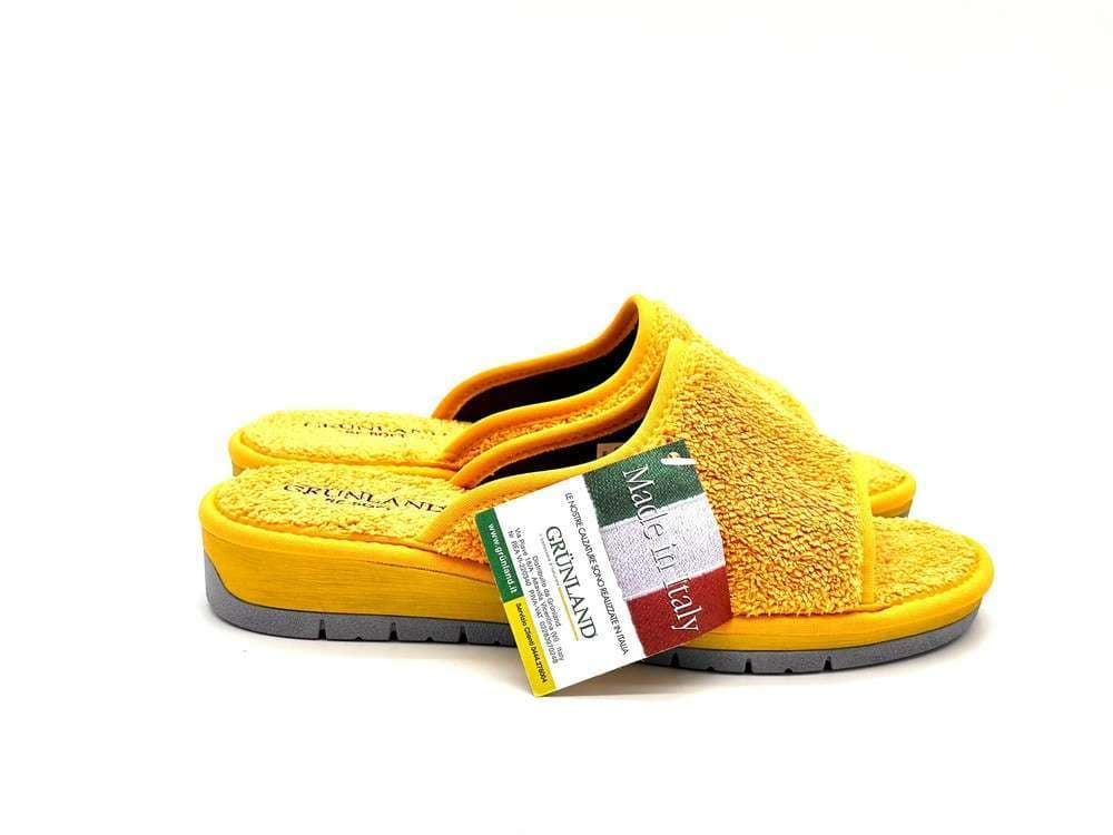 GRUNLAND Ciabatta Dola Donna in spugna Giallo in Pantofole Calzature Durello - Agna, commercioVirtuoso.it