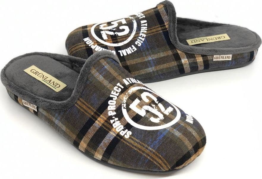 GRUNLAND Ciabatta uomo Cley grigio 52 in Infradito Calzature Durello - Agna, commercioVirtuoso.it