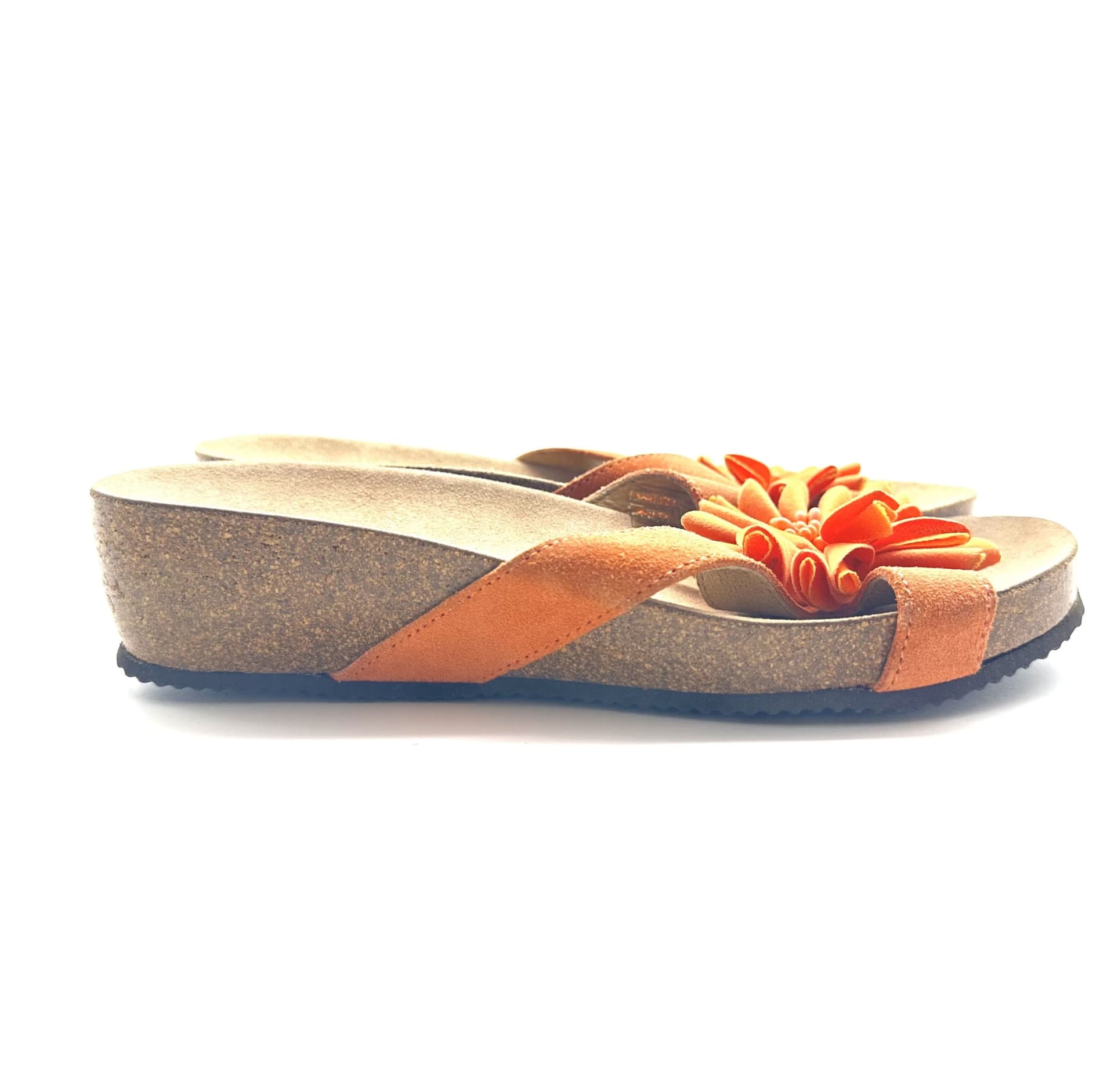 GRUNLAND Ciabatta donna Nina Arancio in Pantofole Calzature Durello - Agna, commercioVirtuoso.it