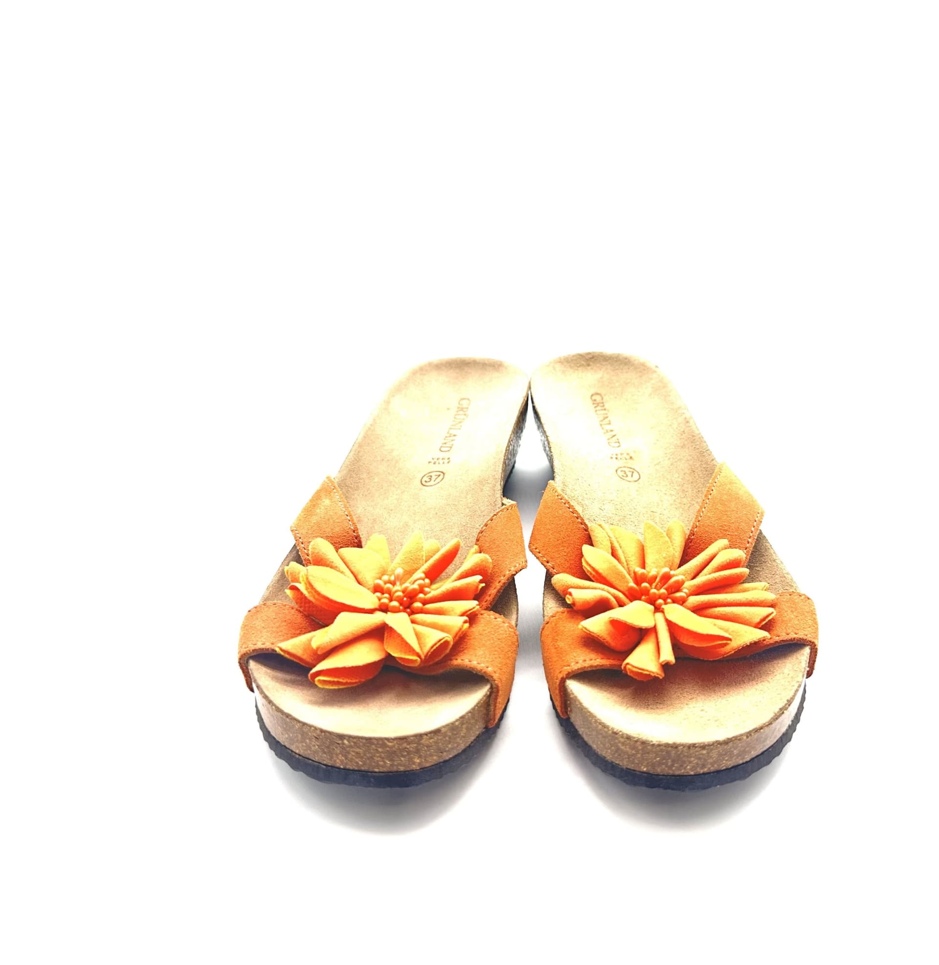 GRUNLAND Ciabatta donna Nina Arancio in Pantofole Calzature Durello - Agna, commercioVirtuoso.it