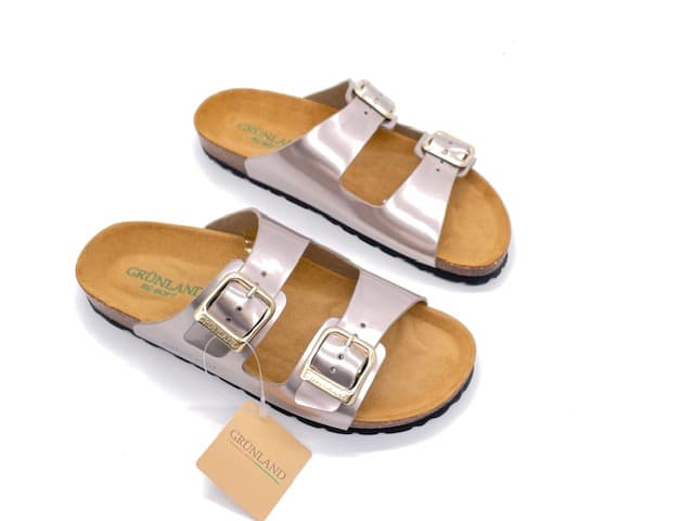 GRUNLAND Ciabatta Sara Due Fibbie Bronzo - 6