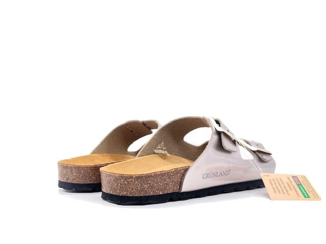 GRUNLAND Ciabatta Sara Due Fibbie Bronzo in Ciabatte moda Calzature Durello - Agna, commercioVirtuoso.it