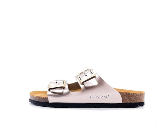 GRUNLAND Ciabatta Sara Due Fibbie Bronzo in Ciabatte moda Calzature Durello - Agna, commercioVirtuoso.it