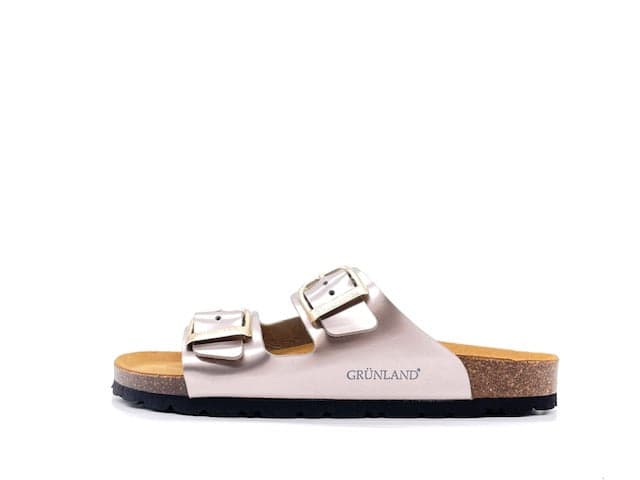 GRUNLAND Ciabatta Sara Due Fibbie Bronzo in Ciabatte moda Calzature Durello - Agna, commercioVirtuoso.it