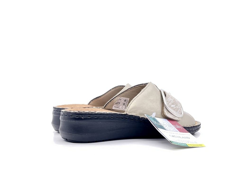 GRUNLAND Ciabatta Donna Dami Platino in Pantofole Calzature Durello - Agna, commercioVirtuoso.it