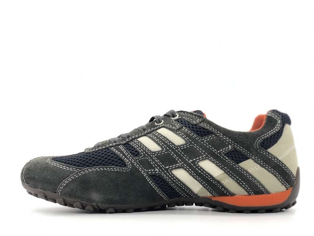 GEOX Sneakers uomo U Snake K grigio scuro in Sneaker casual Calzature Durello - Agna, commercioVirtuoso.it