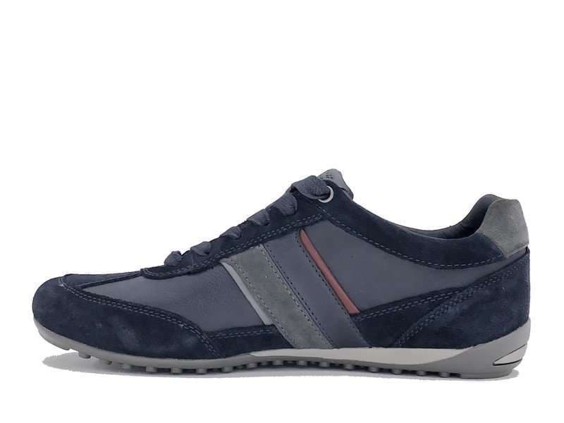 GEOX Sneakers uomo U WELLS C navy - dark burgundi in Sneaker casual Calzature Durello - Agna, commercioVirtuoso.it