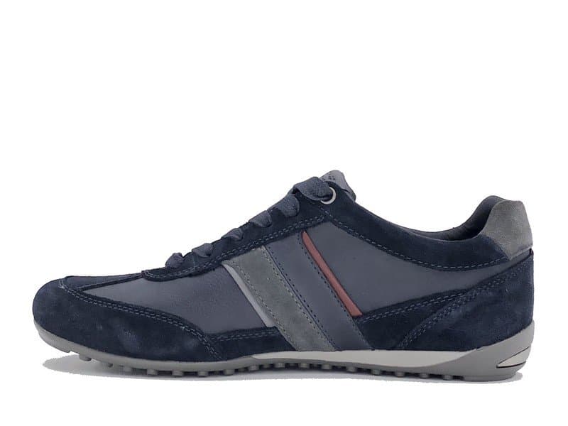 GEOX Sneakers uomo U WELLS C navy - dark burgundi in Sneaker casual Calzature Durello - Agna, commercioVirtuoso.it