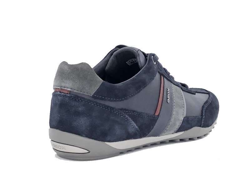 GEOX Sneakers uomo U WELLS C navy - dark burgundi in Sneaker casual Calzature Durello - Agna, commercioVirtuoso.it