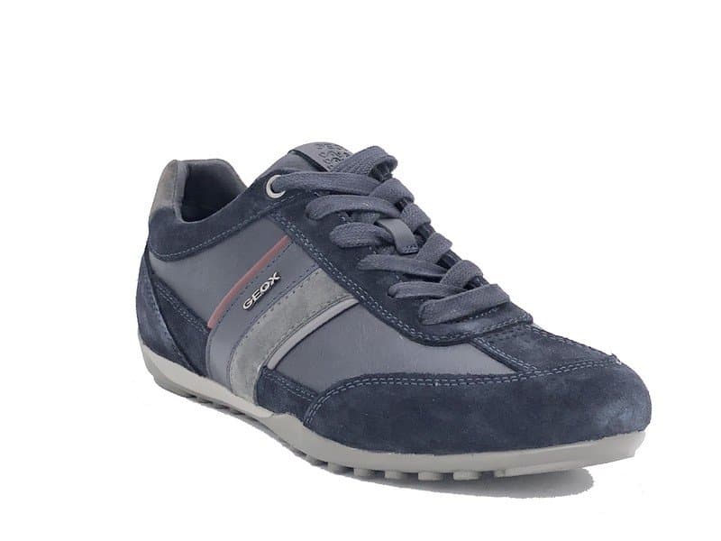 GEOX Sneakers uomo U WELLS C navy - dark burgundi in Sneaker casual Calzature Durello - Agna, commercioVirtuoso.it