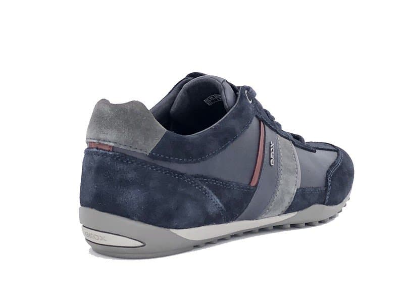 GEOX Sneakers uomo U WELLS C navy - dark burgundi in Sneaker casual Calzature Durello - Agna, commercioVirtuoso.it