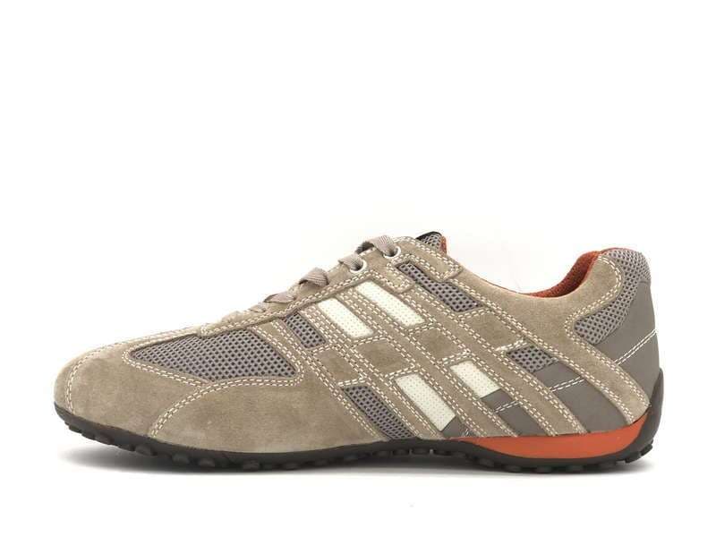 GEOX Sneakers uomo U SNAKE K beige arancione in Sneaker casual Calzature Durello - Agna, commercioVirtuoso.it