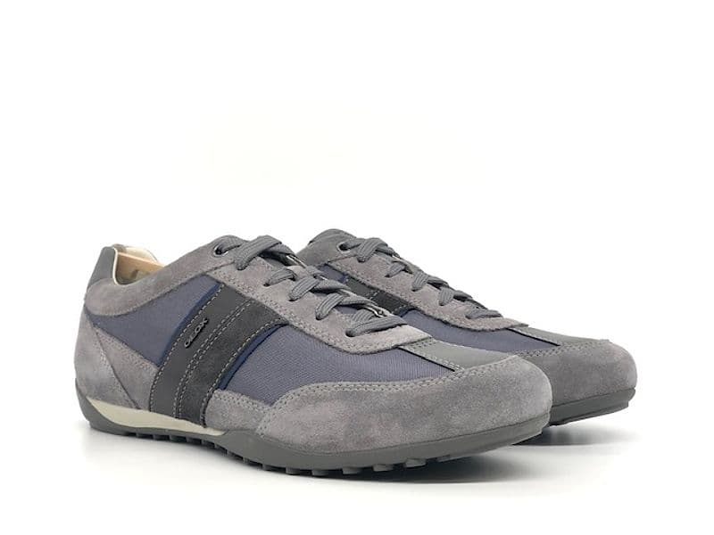 GEOX Scarpa stringata uomo WELLS C grigio - 7