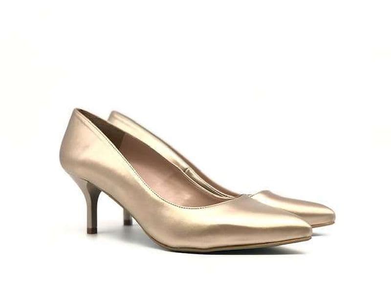 GIULIA Décolleté tacco 5 napa Light Gold