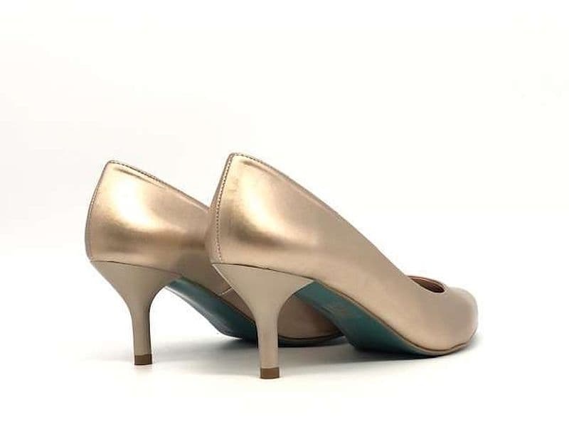 GIULIA Décolleté tacco 5 napa Light Gold in Sandali moda Calzature Durello - Agna, commercioVirtuoso.it