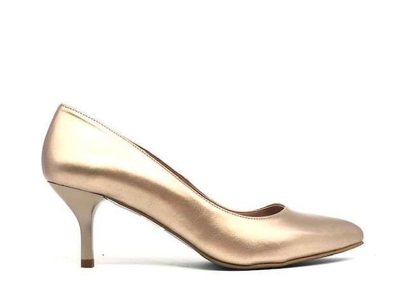 GIULIA Décolleté tacco 5 napa Light Gold in Sandali moda Calzature Durello - Agna, commercioVirtuoso.it