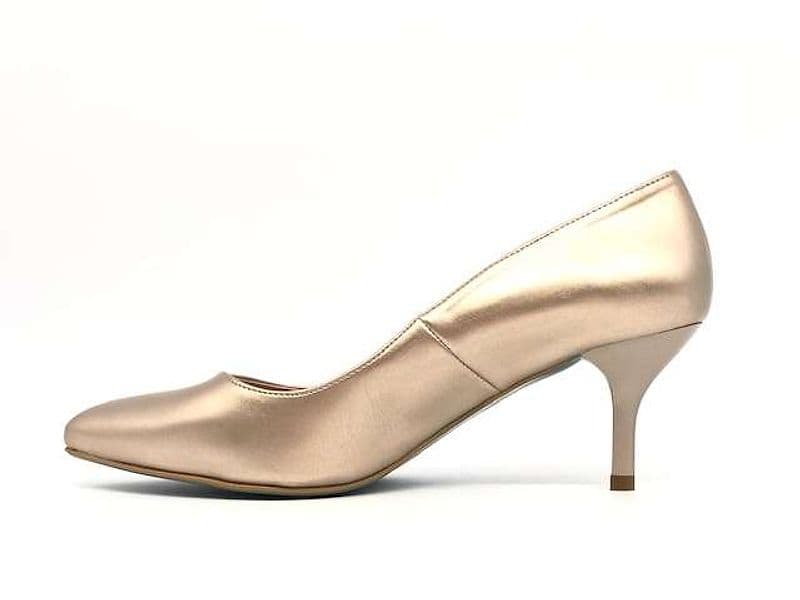 GIULIA Décolleté tacco 5 napa Light Gold in Sandali moda Calzature Durello - Agna, commercioVirtuoso.it