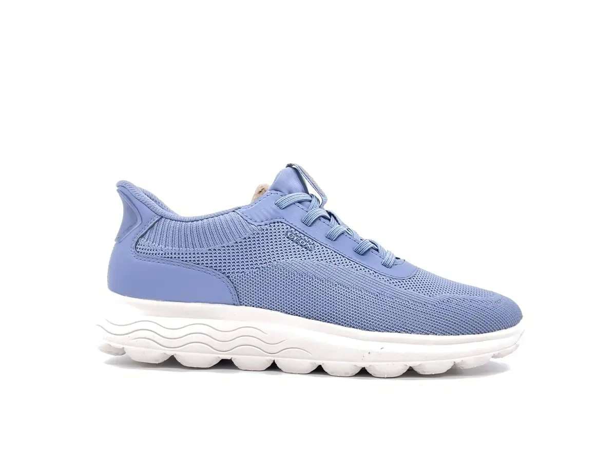 GEOX Sneakers donna SPHERICA PLUS A tessuto Light Blue in Sneaker casual Calzature Durello - Agna, commercioVirtuoso.it