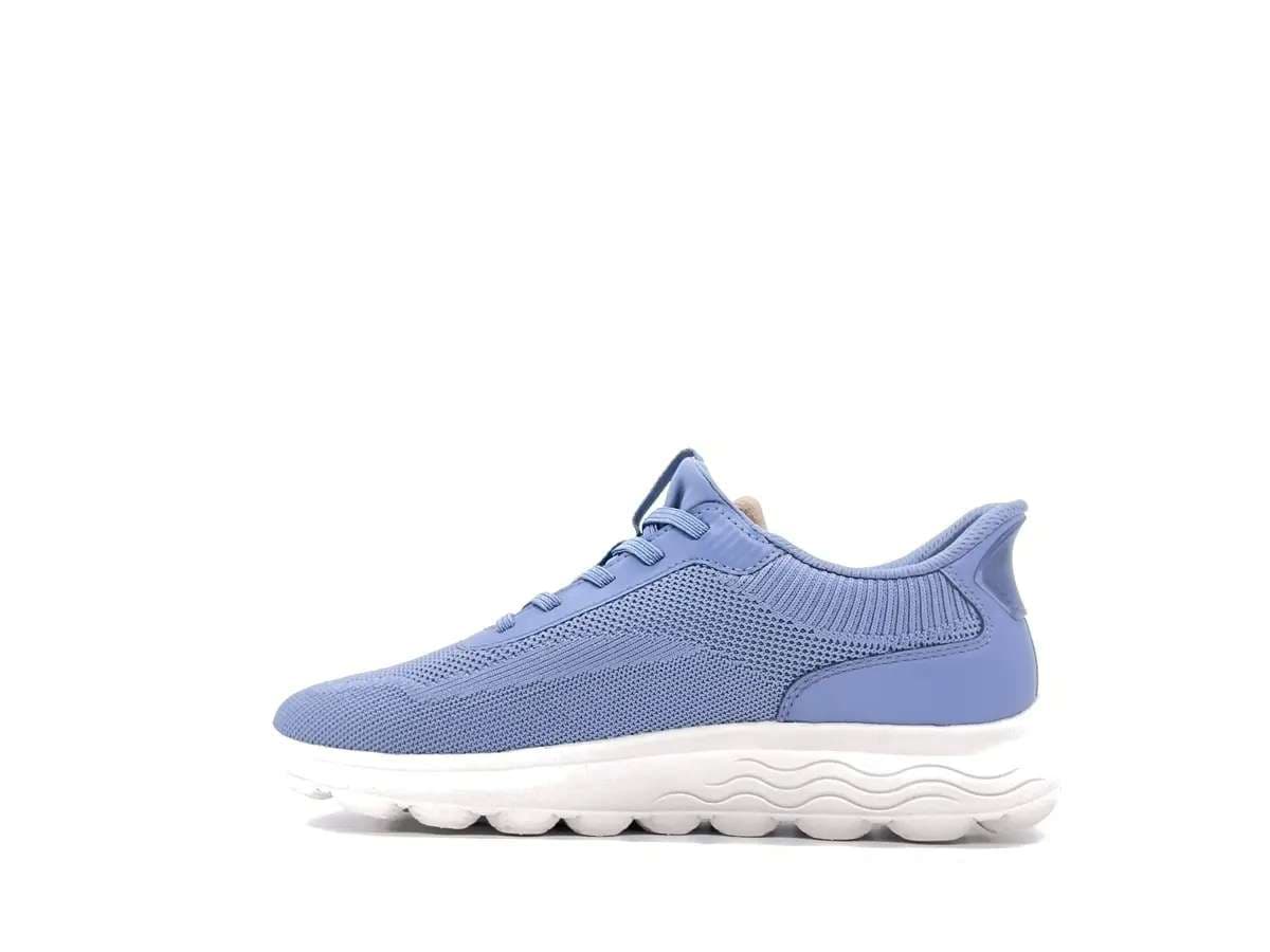 GEOX Sneakers donna SPHERICA PLUS A tessuto Light Blue in Sneaker casual Calzature Durello - Agna, commercioVirtuoso.it
