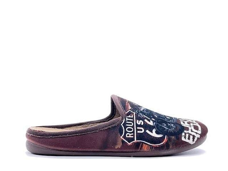 GIO DREAMS Ciabatta Chiusa Uomo Moto Marrone in Pantofole Calzature Durello - Agna, commercioVirtuoso.it