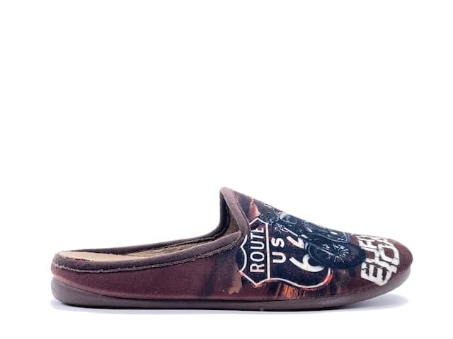 GIO DREAMS Ciabatta Chiusa Uomo Moto Marrone in Pantofole Calzature Durello - Agna, commercioVirtuoso.it