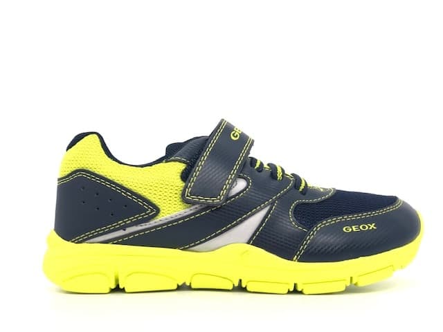GEOX Sneakers bambino J N. TORQUE B. A navy lime in Sneaker casual Calzature Durello - Agna, commercioVirtuoso.it
