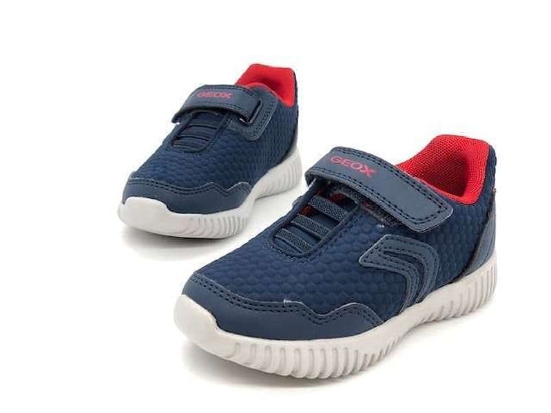 GEOX Sneakers bambino B Waviness B. blu rossa - 6