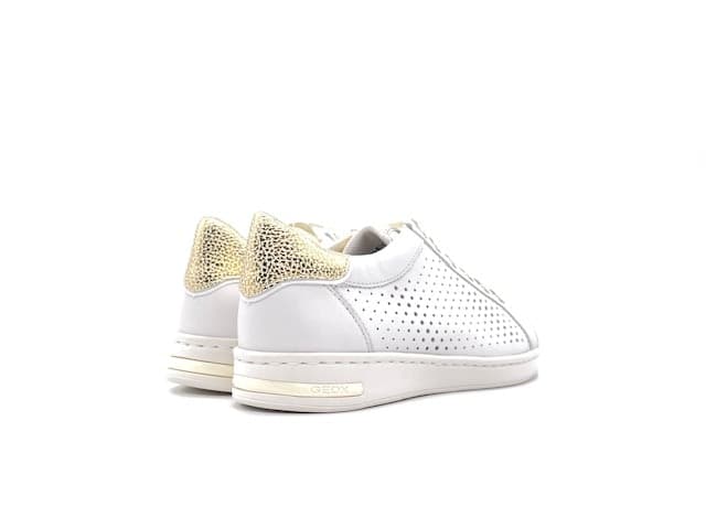 GEOX Sneakers donna JAYSEN B nappa white gold in Sneaker casual Calzature Durello - Agna, commercioVirtuoso.it