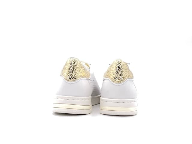 GEOX Sneakers donna JAYSEN B nappa white gold in Sneaker casual Calzature Durello - Agna, commercioVirtuoso.it