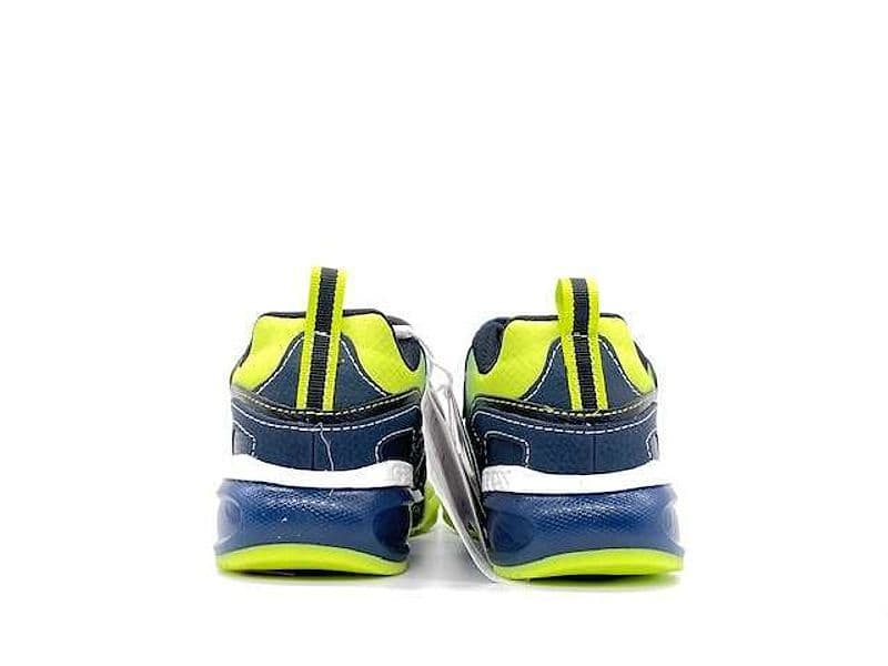 GEOX Sneakers Bambino J Bayonyc B. B. Navy Lime in Sneaker casual Calzature Durello - Agna, commercioVirtuoso.it