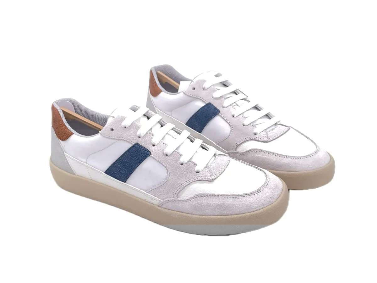 GEOX Sneakers Uomo Affile White Avio in Sneaker casual Calzature Durello - Agna, commercioVirtuoso.it