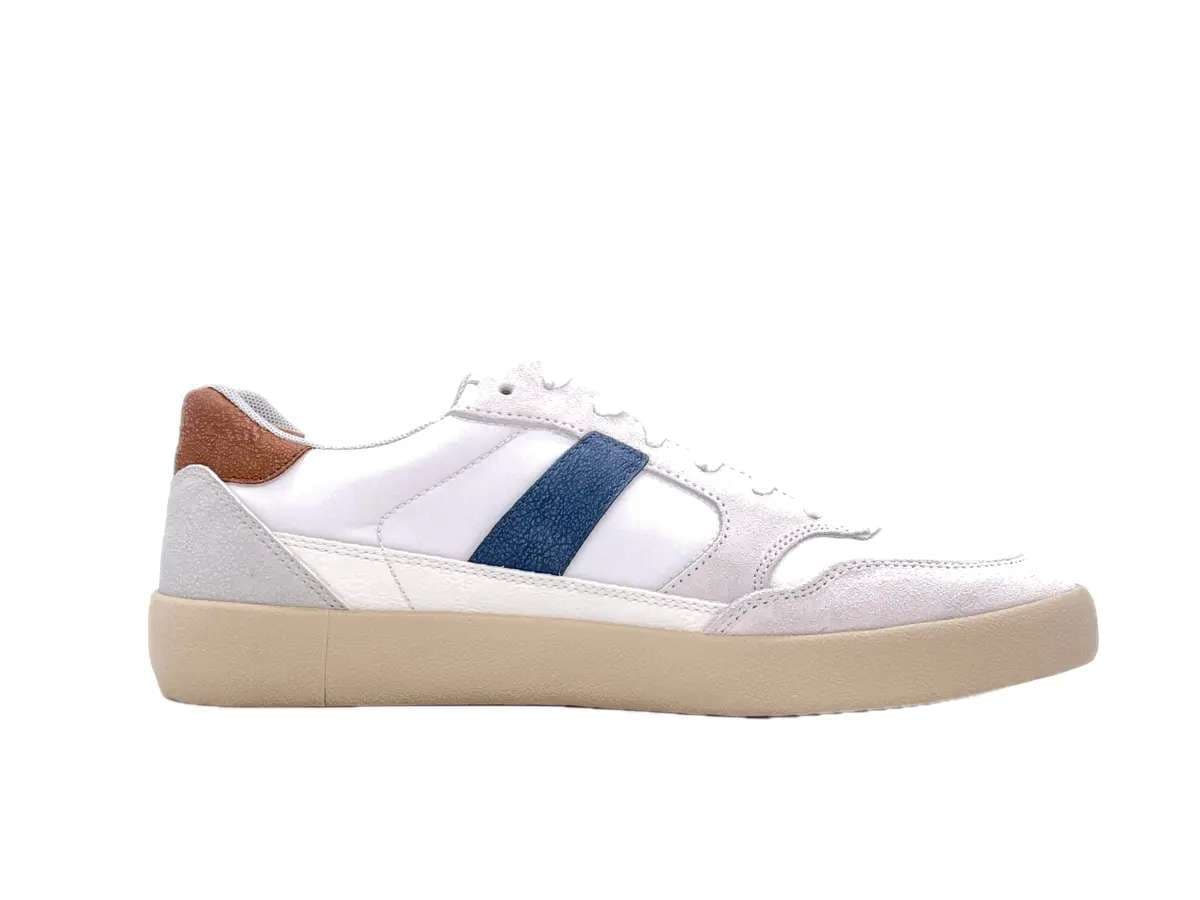 GEOX Sneakers Uomo Affile White Avio in Sneaker casual Calzature Durello - Agna, commercioVirtuoso.it