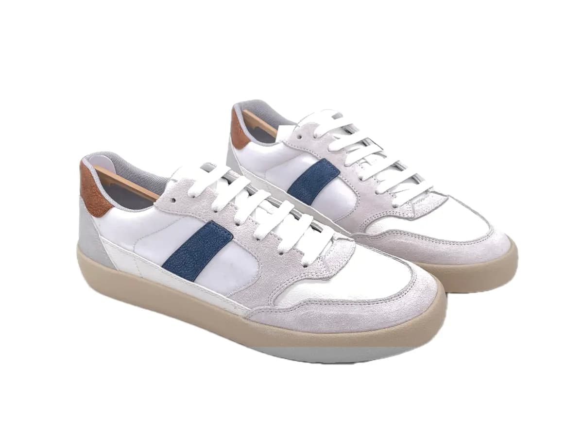 GEOX Sneakers Uomo Affile White Avio in Sneaker casual Calzature Durello - Agna, commercioVirtuoso.it