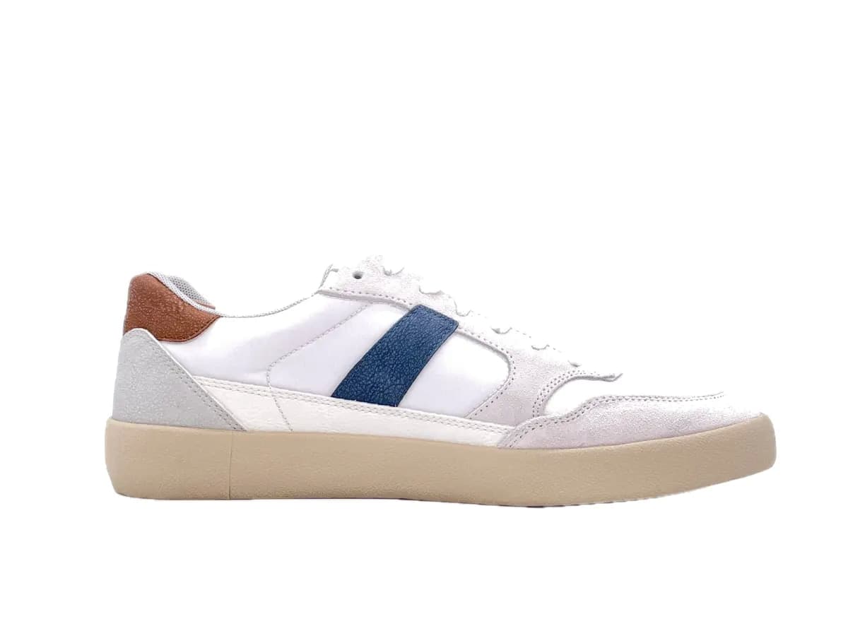 GEOX Sneakers Uomo Affile White Avio in Sneaker casual Calzature Durello - Agna, commercioVirtuoso.it