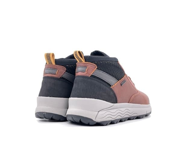 GEOX Scarponcini uomo U SPHERICA 4X4 B ABX Brown in Scarpe stringate basse Calzature Durello - Agna, commercioVirtuoso.it