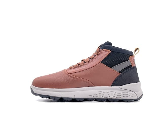 GEOX Scarponcini uomo U SPHERICA 4X4 B ABX Brown in Scarpe stringate basse Calzature Durello - Agna, commercioVirtuoso.it