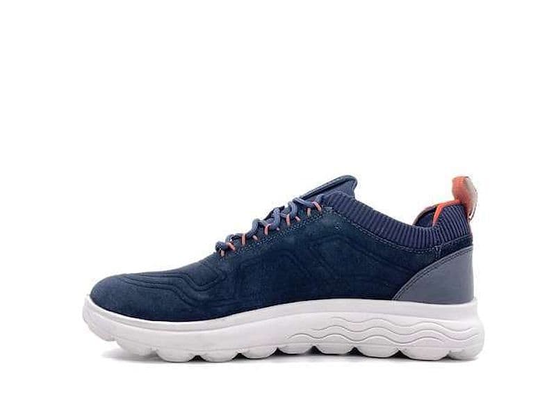 GEOX Sneakers Uomo Spherica Suede Navy in Sneaker casual Calzature Durello - Agna, commercioVirtuoso.it