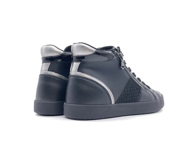 GEOX Scarponcino Donna Blomiee Black in Stivali Calzature Durello - Agna, commercioVirtuoso.it