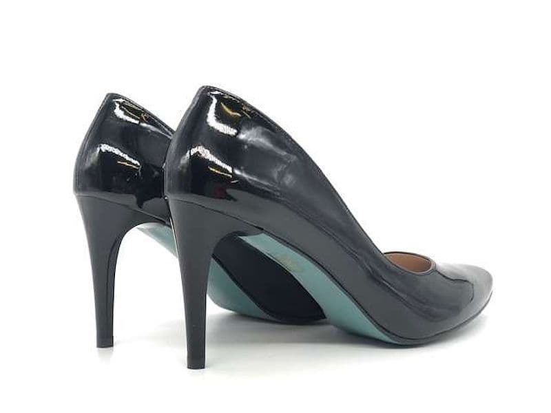 GIULIA Décolleté Vernice nero tacco 8 in Scarpe col tacco Calzature Durello - Agna, commercioVirtuoso.it