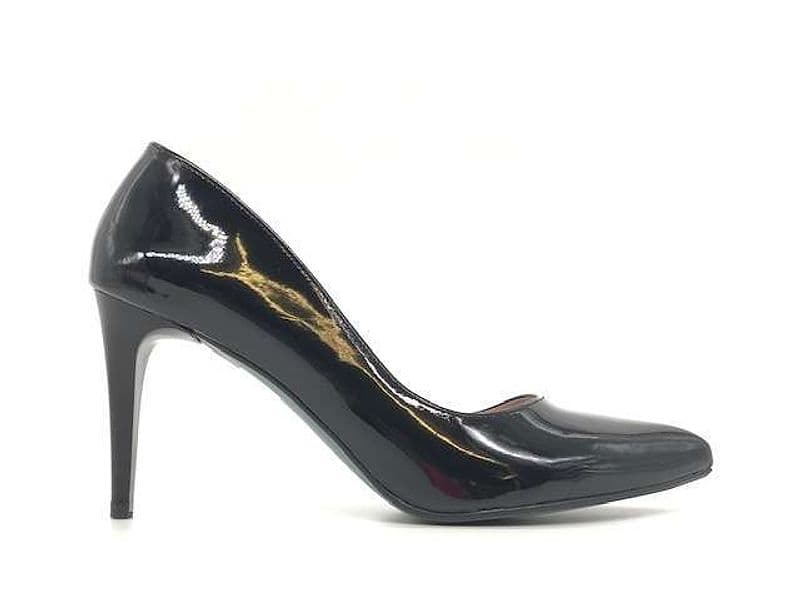 GIULIA Décolleté Vernice nero tacco 8 in Scarpe col tacco Calzature Durello - Agna, commercioVirtuoso.it