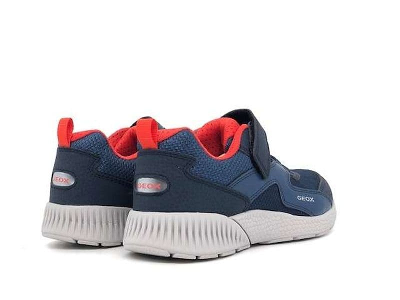 GEOX Sneakers bambino J SVETH B. A navy red in Sneaker casual Calzature Durello - Agna, commercioVirtuoso.it