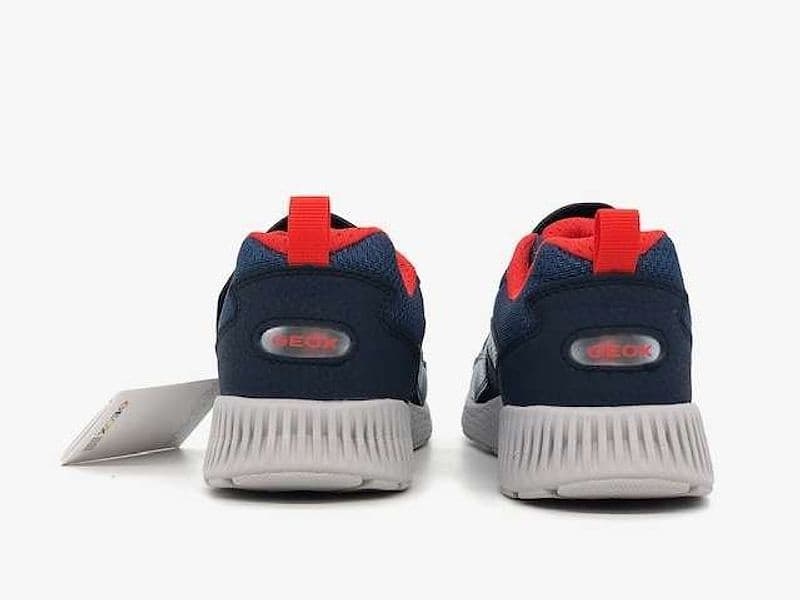 GEOX Sneakers bambino J SVETH B. A navy red in Sneaker casual Calzature Durello - Agna, commercioVirtuoso.it